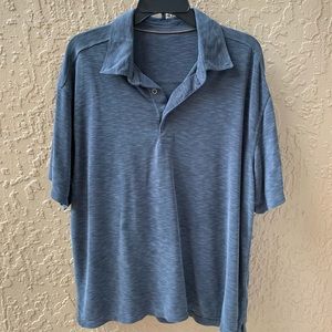 Gray/Blue Men’s Collared Shirt - Size XL